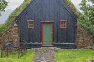 Turf church at Vidimyri (Skagafjordur)