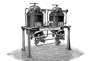 Two-body puller from the machine factory and iron foundry in Zittau