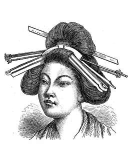 Types of Asian peoples, Japanese woman