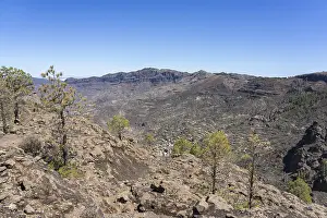 Typical mountain landscape in the central part of the island