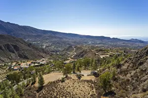 Typical mountain landscape in the central part of the island