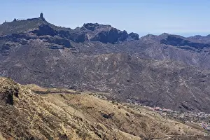 Typical mountain landscape in the central part of the island