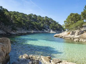 Typical situation in Calanques National Park