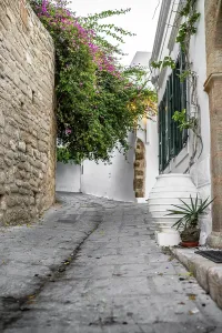 Typical street architecture in the Mediterranean region of Europe