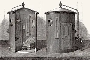 Ueberdruckkammer, 19. Jahrhundert