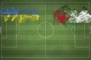 Ukraine vs Palestine Soccer Match