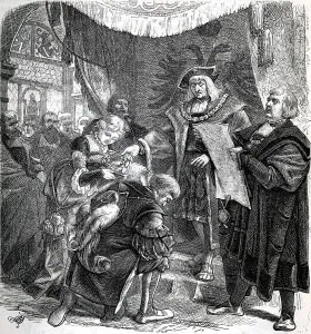 Ulrich von Hutten crowned poet
