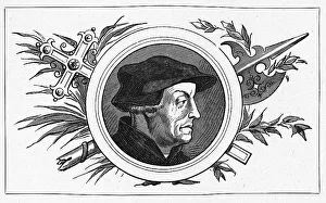 Ulrich Zwingli (1484 - 1531), engraving
