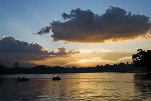 Ulsoor lake in Bangalore at Karnataka India Asia
