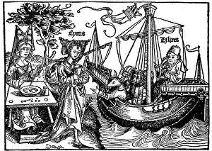 Ulysses and Circe, from Hartmann Schedel's Liber Cronicarum