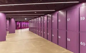 Underground car park for bicycles