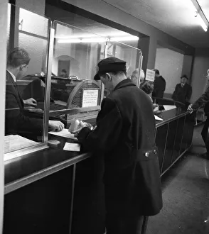Unemployed at the Dortmund Labour Office in 1966