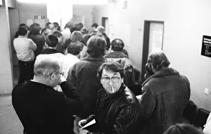 Unemployed at the Labour Office in January 1982