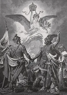 The Unification of Germany, after a painting by Adolf Theodor Werner