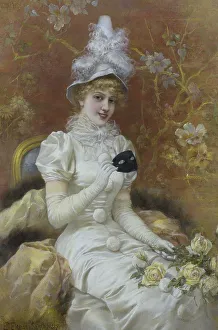 Unmasked Beauty, painting by Emile Eisman-Semenowsky