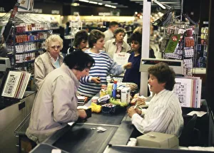 Unna. Supermarket Plaza. ca. 1988