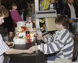 Unna. Supermarket Plaza. ca. 1988