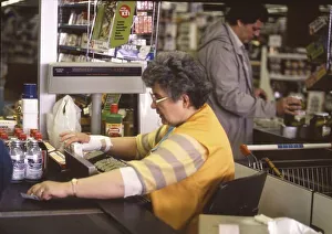 Unna. Supermarket Plaza. ca. 1988