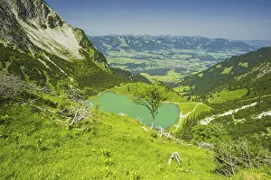 Category Mountain Landscapes Prints: Unterer Gaisalpsee, Allgaeu Alps