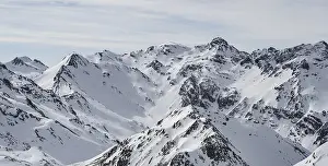 Untouched mountain landscape, mountain top
