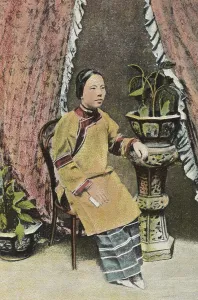 An Upper Class Chinese Woman with Small Feet
