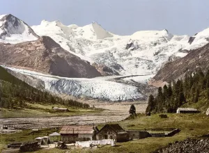 Upper Engadine, Roseg Glacier and Hotel