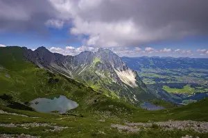 Category Mountain Landscapes Prints: Upper Gaisalpsee, Lower Gaisalpsee