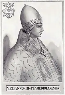 Urban III (born around 1120 in Milan)