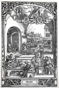 Urban life in Germany in the first half of the 16th century