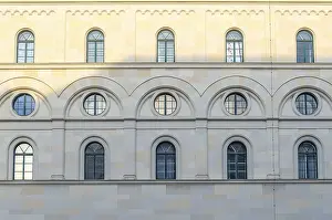 Urban scene, architecture in the old town of Munich