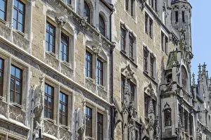 Urban scene, architecture in the old town of Munich