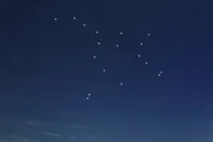 Ursa Major star constellation, Night sky