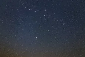Ursa Major star constellation, Night sky