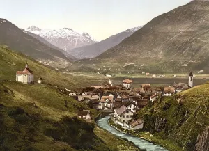 Urseren, also Ursern, is the valley of the upper Reuss in Uri