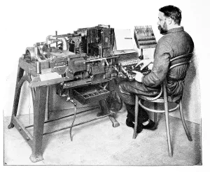 Using the modern setting machine