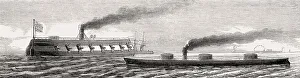 USS Puritan, a turreted ironclad monitor
