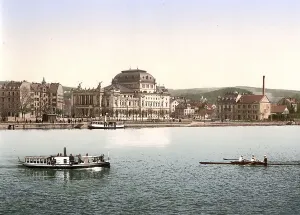Utoquai and Municipal Theatre in Zurich