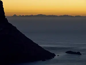Valencian coast view from Es Vedra