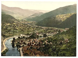 The valley of Murg seen from Eberstein