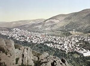 The Valley of Napulus, Nablus, Holy Land