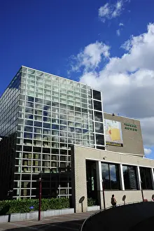 Van Gogh Museum, modern architecture on Museumplein Square