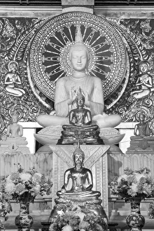 Various Buddha statues, Bhumispara mudra