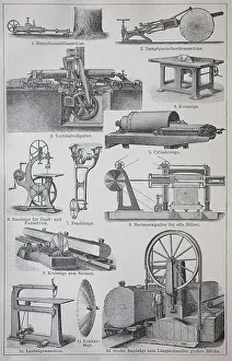 Various Sawing Machines, Saws, Historical