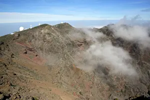 Various telescopes of the observatory at Roque de los Muchachos