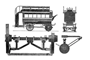 Various views of a border wagon