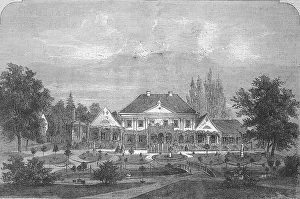 Varzin manor around 1860, Otto von Bismarck's flat