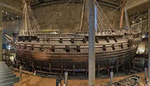 Vasa Museum, interior, Stockholm, Sweden, Europe