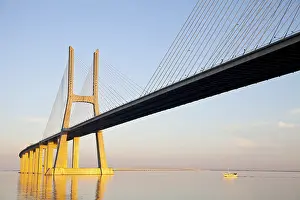 Vasco da Gama Bridge, Lisbon, Portugal, Europe