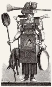 Vasen und Kamine, klassizistischer Entwurf von Ennemond-Alexandre Petitot