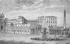 The Vatican in Rome, Italy, in 1880